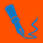 Penna Superior Mini Arancio (inchiostro Blu)