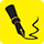 Penna Superior Mini Gialla (inchiostro nero)