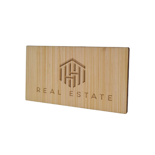 Badge Eco - Fai un gesto per l'ambiente e scegli il nostro Badge Eco realizzato in bamboo