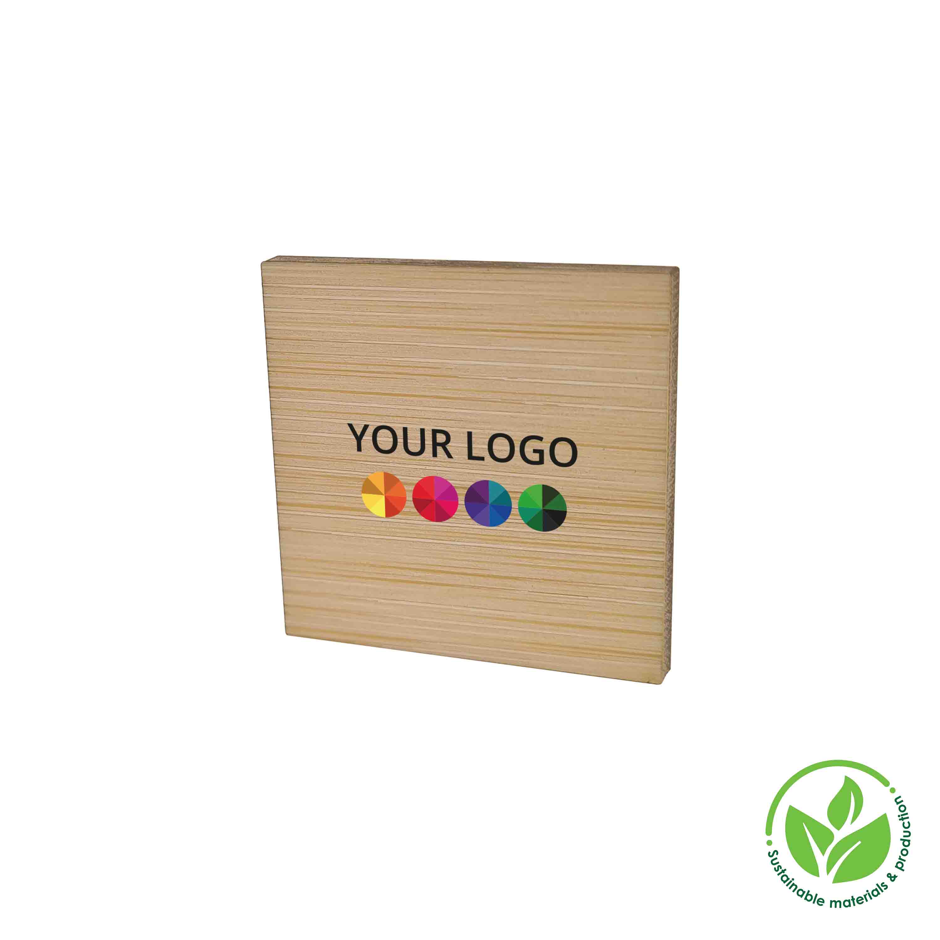 Badge Bamboo Quadrato