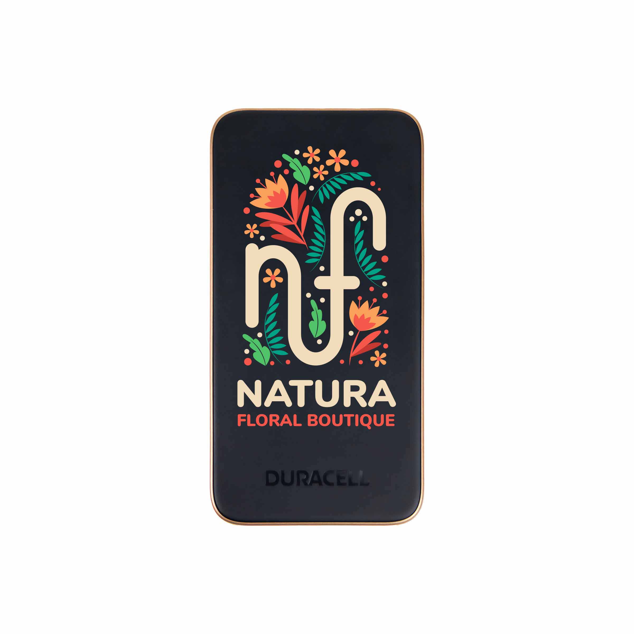 Duracell Powerbank Charge 10 - Personalizzabile con una stampa full color e una sleeve