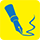 Penna Superior Mini Gialla (inchiostro Blu)